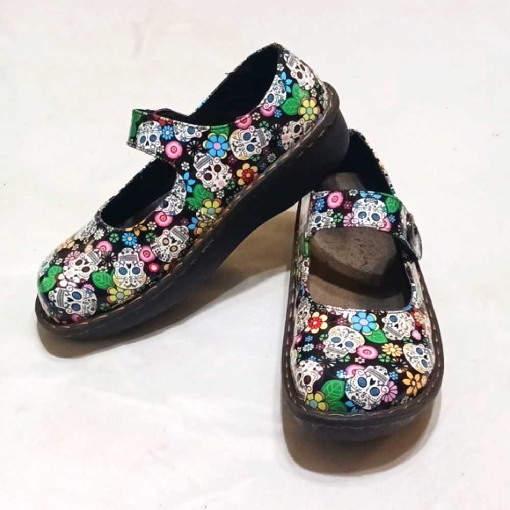 Allegria Skull Shoes Mary Janes